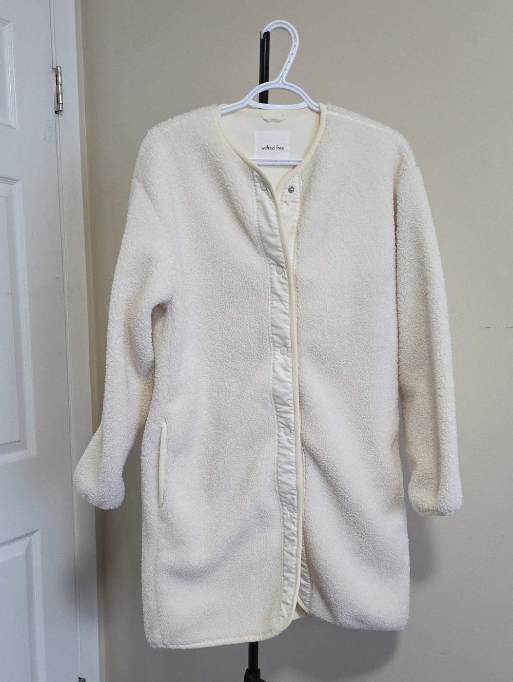 Wilfred Cream Teddy Sherpa Coat